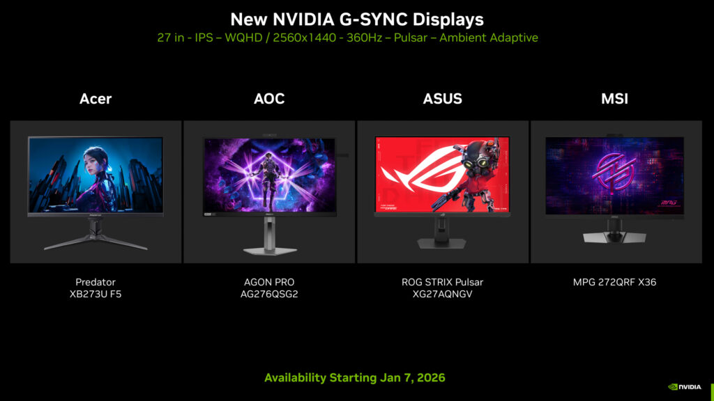 demonstration-nvidia-g-sync-pulsar-clarte-mouvement moniteur-asus-rog-swift-pg27aqnr-g-sync-pulsar