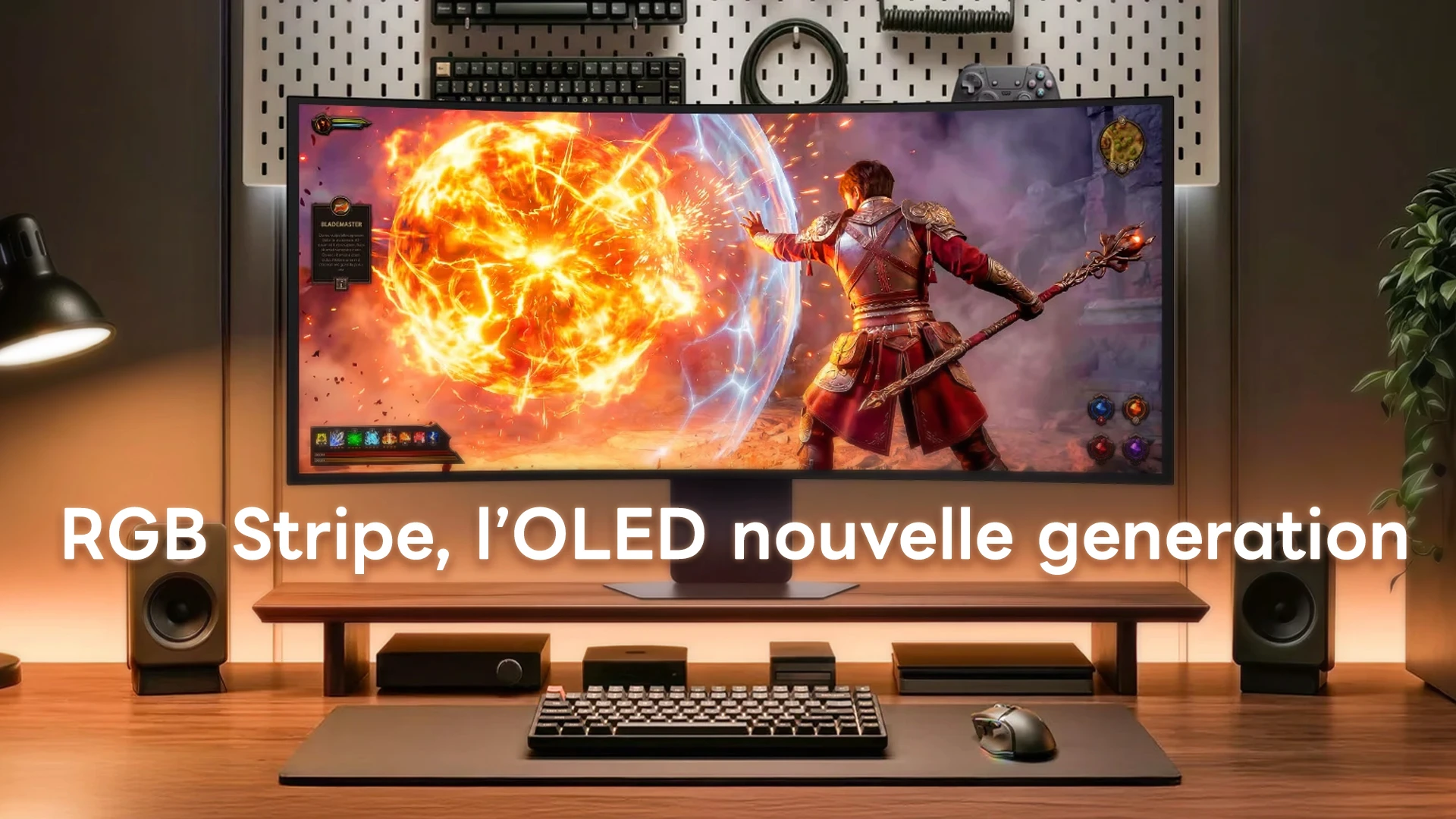 cover Nouvelle generation OLED RGB Stripe 34 pouces 280 360 Hz 4K 5K DisplayHDR TrueBlack 500 600 MSI ROG 341CQR X36 alienware LG Samsung Tandem Penta gen 4 Gen 5