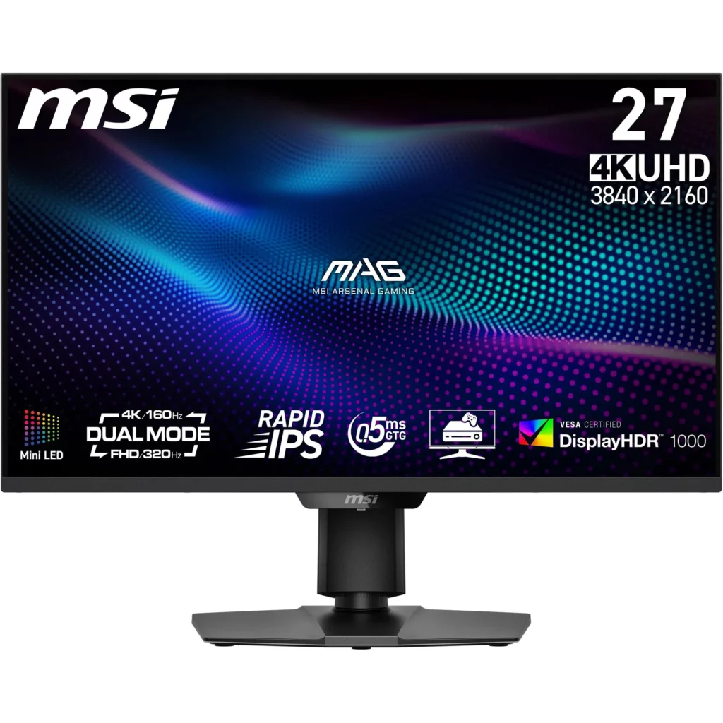 Calcule la densité de pixels (DPI) de ton écran avec cet outil 6 MSI miniLED 271UPDF 1152 noixdecitron conseil guide setup ecran best top travail film series HDR1000 Fast IPS Dual hz 160 hz lumineux