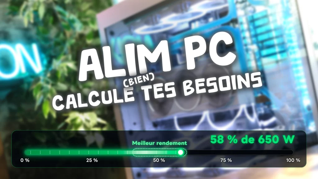 Calculateur d’alimentation PC : quelle puissance choisir ? 1 Un outil gratuit qui calcul la consommation cumulée de tes composants afin de te proposer une alimentation adaptée en t'expliquant pourquoi